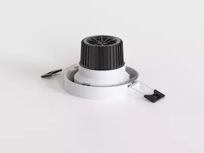 Downlight Low-poly 3D model