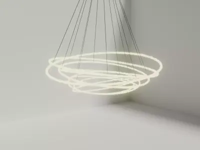 Modern Hanging light  3D model