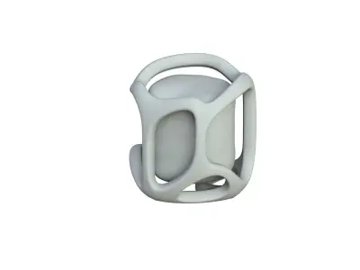 SciFi Shape Object Low Poly Low-poly 3D model 7