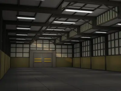 Warehouse  interior  3D model