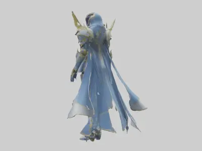 Celestial Light Armor 1 Low-poly 3D model