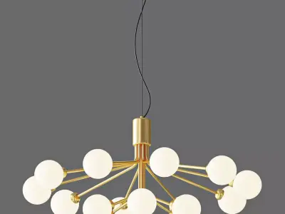 Possini Euro Davina LED Sputnik Chandelier 3D model
