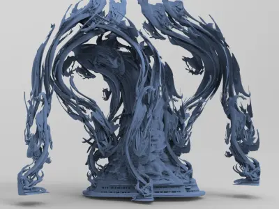 Arch stone 2 versions  3D model