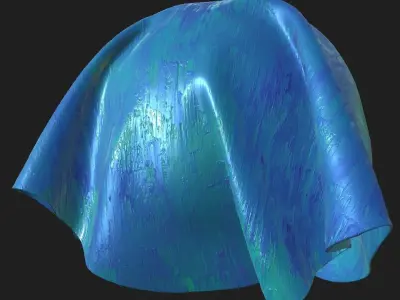 Dried Paint PBR Material 4K Texture