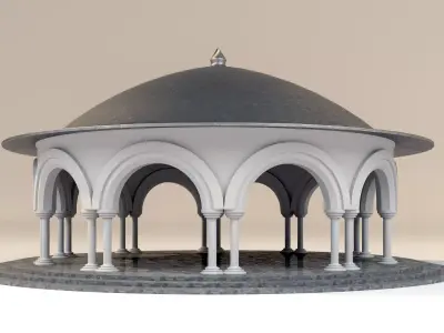 Dome architectural 3D model