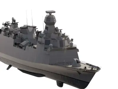 US NAVY  MULTIMISSION COMBAT FRIGATE 3D model