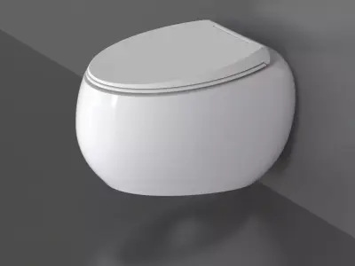 WC3 Toilet 3D model