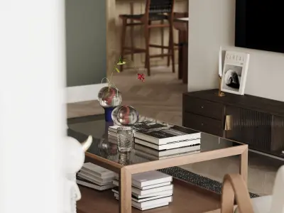 apartment interior scenes        3D model 17