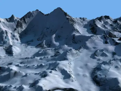Mount Qomolangma 3D model