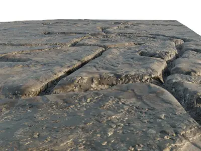 Abandoned WW1 battlefield 3D model