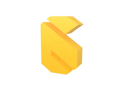 Sci-Fi Number 6 v1 006 Low-poly 3D model