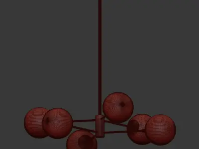 Bellago 6 Light Chandelier Allmodern 3D model