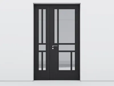 Aluminium door 178 3D model