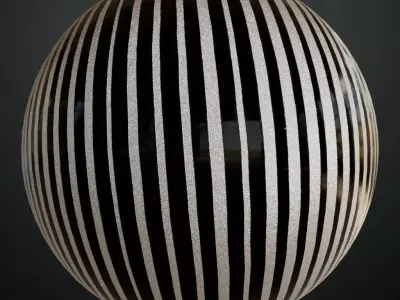 Black Perforated Metal Grill PBR Seamless Texture
