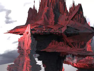 Fractal City Dr Strange Influenced 2 3D model