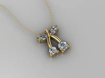 Pendant P203 3D Print Model 3D print model