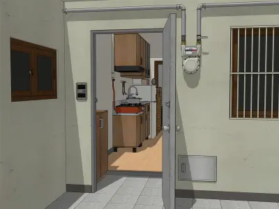 crime town all set 3D model