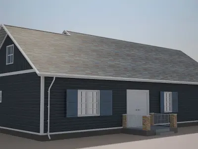 Traditional House 10 Low-poly 3D model