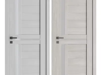 Interior doors MODERN ALFA BLK 3D model