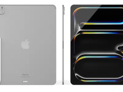 High-detailed Apple iPad Pro 13-11inch 2024 with Apple Pencil 3D 3D model