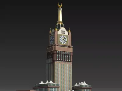 Saudi Arabia Landmark Bundle 3D Models 3D Model Pack