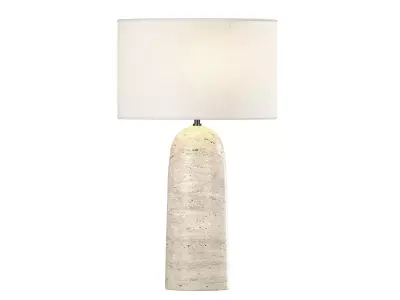 Sarezzo Stone Tapered Table Lamp 3D model
