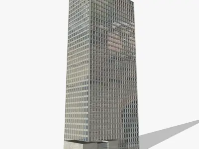Two Skyscrapers  3D model