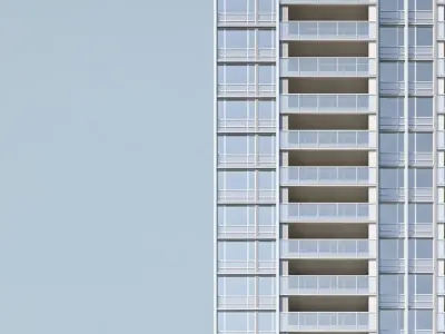 Residential Modern Facade Texture