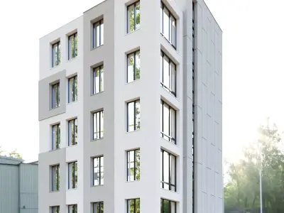 Building 05 Low-poly 3D model