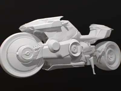 Yaiba Kusanagi CT-3X motorcycle from CYBERPUNK 2077 3D model
