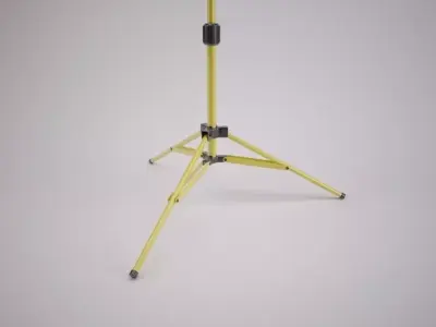 Indutstrial spotlights on Tripod 3D model