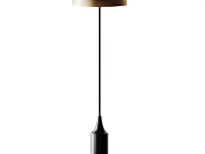 Hudson Steel Shade Floor Lamp from CB2 3D model