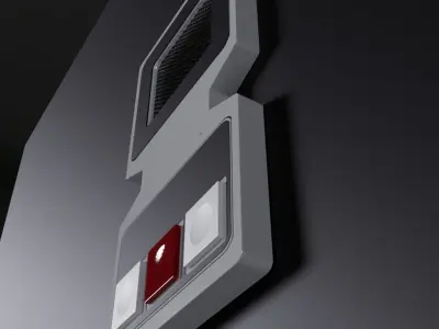 Aliens USS Sulaco Door switch 3D print model