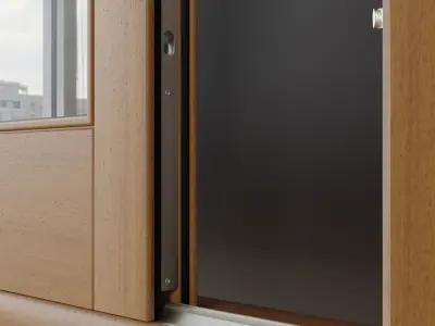 Lift-sliding door 3D model