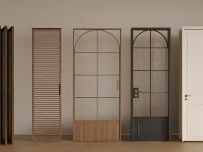 bedroom door 3D model purchase