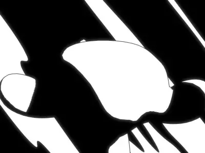 For Anime in Blender - Glowing Glasses Free 3D model