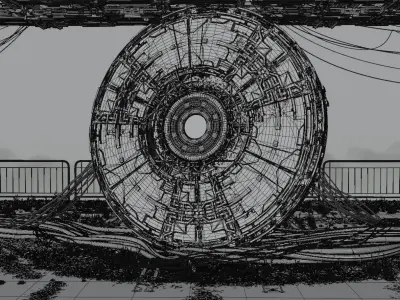 BitCoin One Low-poly 3D model