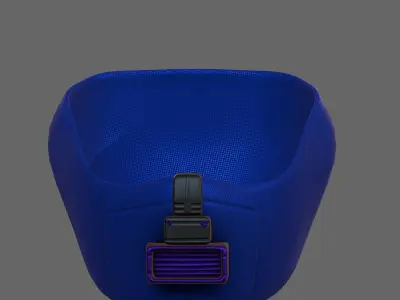 Gas mask helmet 3d model scifi Low-poly  Low-poly 3D model 292