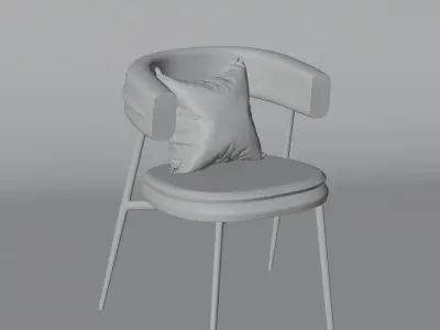 Zanotta Nena Chair Visual Free 3D model