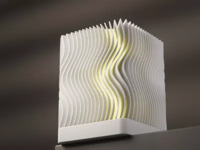 4 3D Printable Lamps 3D print model