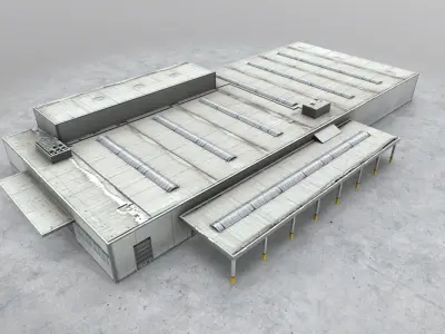 EDDF Storage 9 Low-poly 3D model