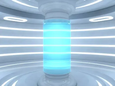 Sci Fi Room 3D model 19