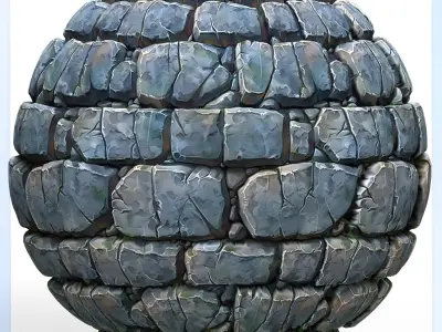 Stylized Wall Seamless Texture Texture 128