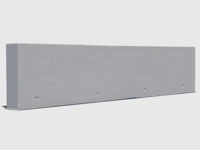 Concrete Wall 3D model