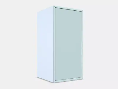 EKET Cabinet w door and 1 shelf Low-poly 3D model