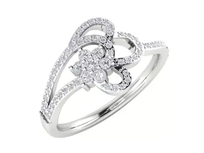  Women Ring Render 3dm STL MTL SLC JCD OBJ FBX Details 3D print model 34