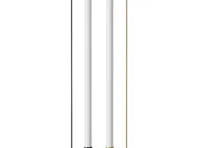Linear Metal LED Floor Lamp 3D model purchase