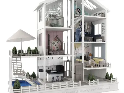 Doll House 3D model