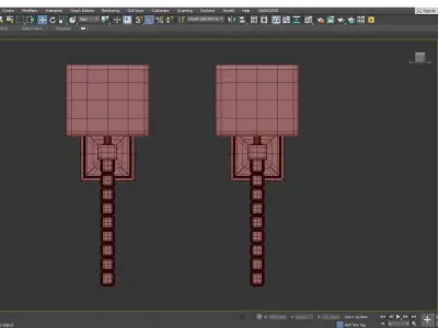 Highball Large Sconce Low-poly 3D model