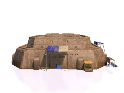DESERT BUILDING 3D model